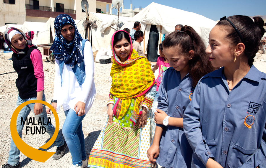 malala talking to girls